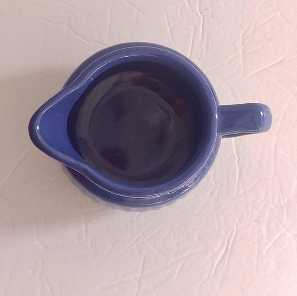 VNTG. Cobalt blue creamer with USA stamp. - Picture 2 of 6